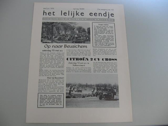 CITR 062 het lelijke eendje, 21e jrg, no. 153, clubblad, Boeken, Auto's | Folders en Tijdschriften, Zo goed als nieuw, Overige merken
