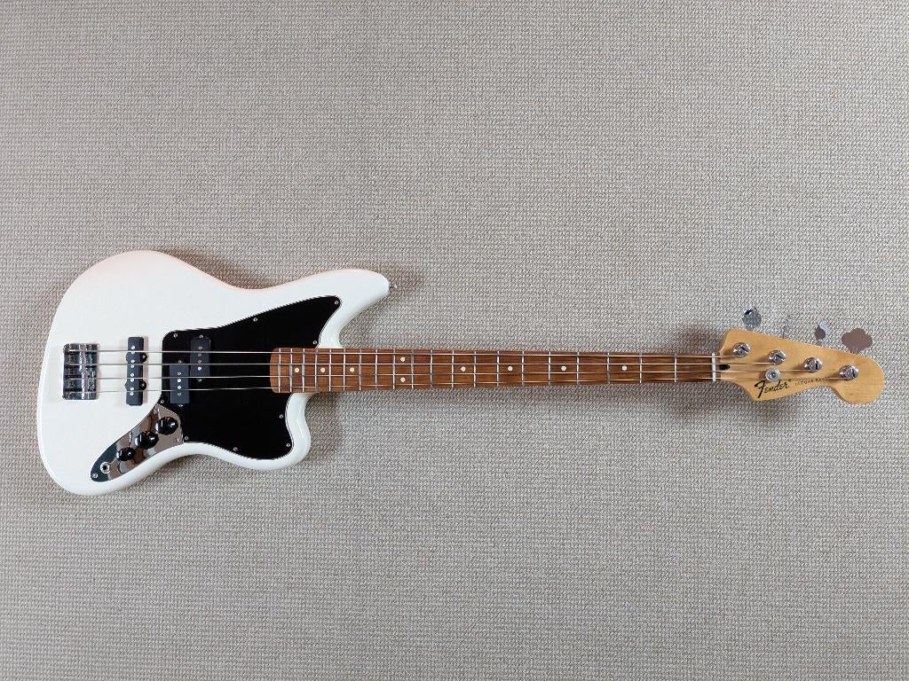 Fender Jaguar Bass Olympic White, Ophalen of Verzenden, Zo goed als nieuw, Elektrisch
