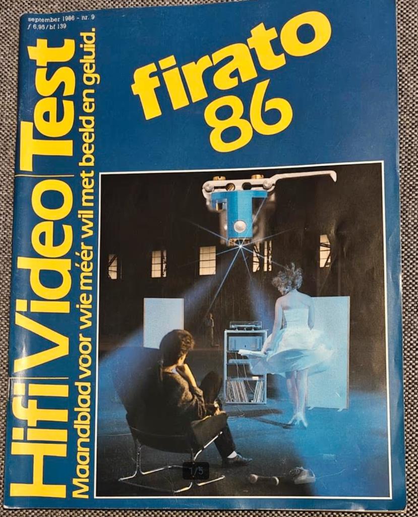 Firato 1986 (Hifi videotest), Boeken, Gelezen, Diverse auteurs, Ophalen of Verzenden, Catalogus