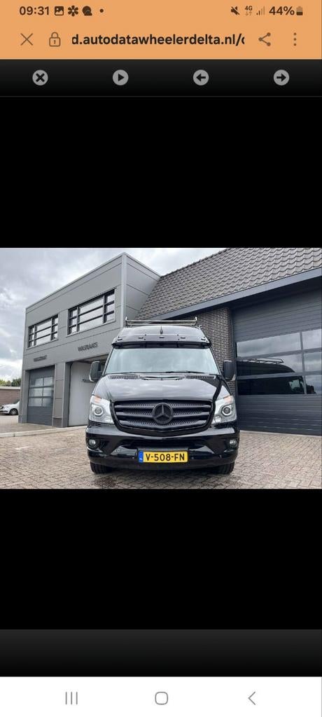 Mercedes sprinter rvs equinox imperiaal lengte 2  hoogte 2, Ophalen, Gebruikt, Mercedes-Benz