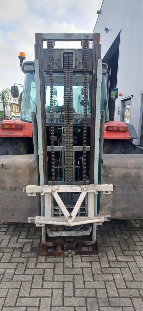 Hefmast voor achter tractor, Ophalen, Gebruikt, Carnaval
