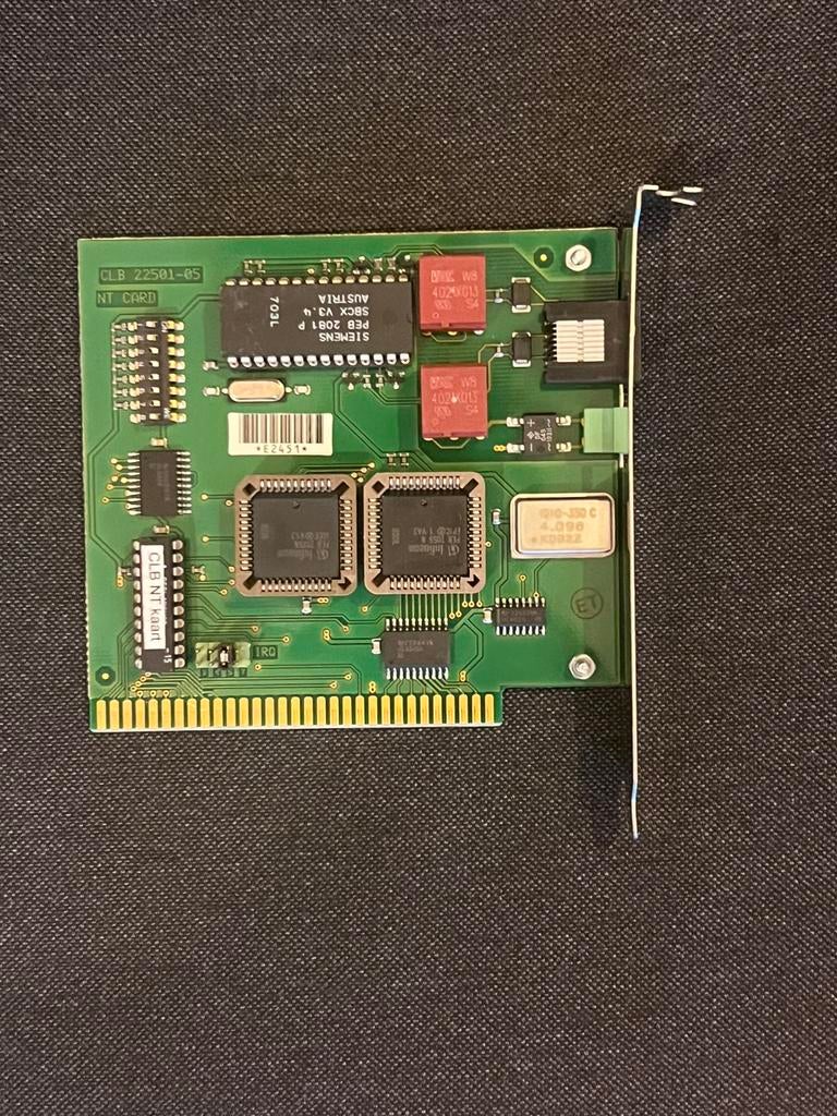 Vintage ISA Network Card (CLB225), Computers en Software, Ophalen of Verzenden, Zo goed als nieuw, Intern
