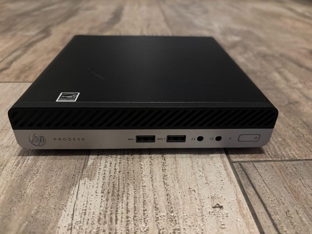 Hp Prodesk 400 G4 mini Intel G5400T 3,2Ghz 8Gb 256Gb, Computers en Software, Desktop Pc's, Gebruikt, 3 tot 4 Ghz, SSD, 8 GB, Ophalen of Verzenden