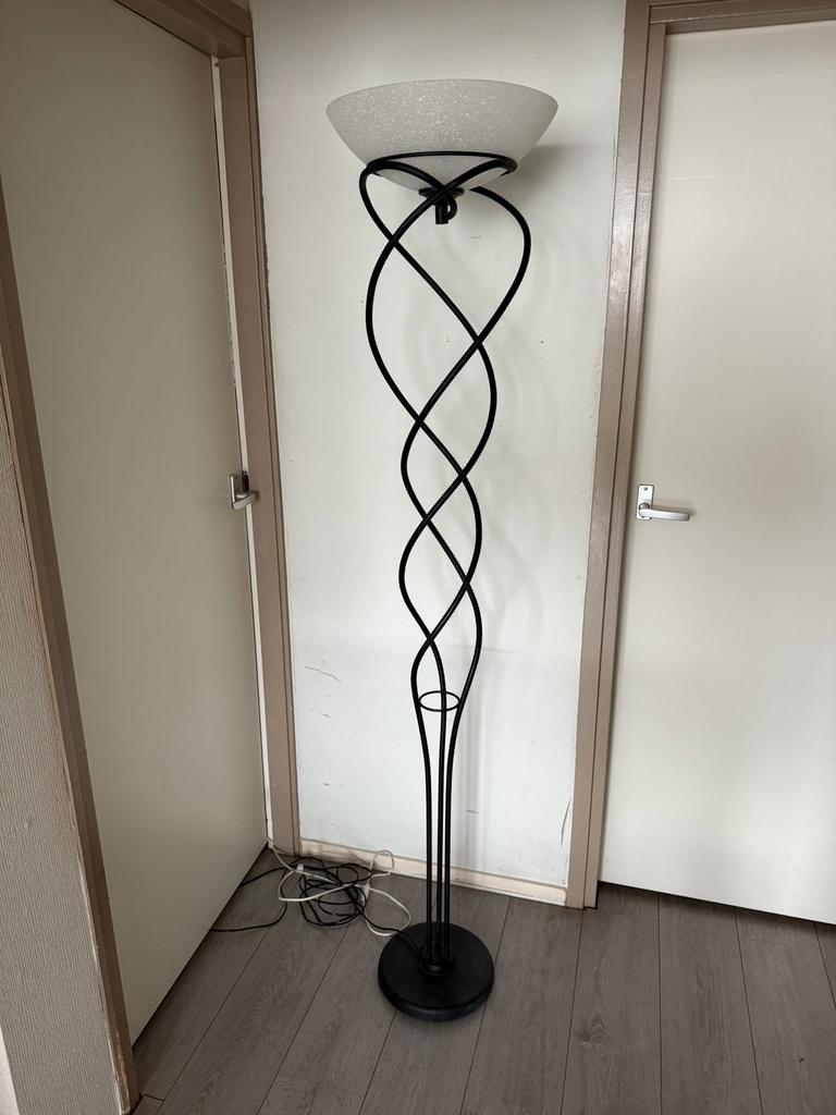 Terzani Antinea vloerlamp, Huis en Inrichting, Lampen | Vloerlampen, Ophalen of Verzenden, Zo goed als nieuw, Glas, 150 tot 200 cm