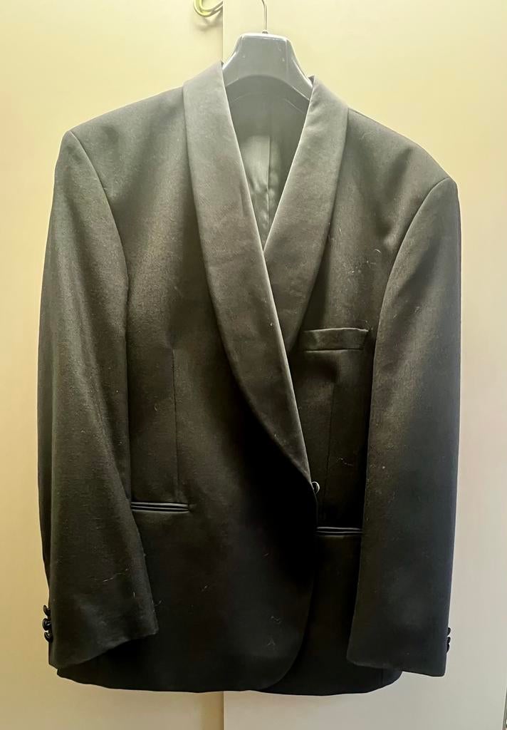 Sjiek smoking jasje maat 56, Kleding | Heren, Kostuums en Colberts, Ophalen of Verzenden, Zo goed als nieuw, Maat 56/58 (XL), Zwart