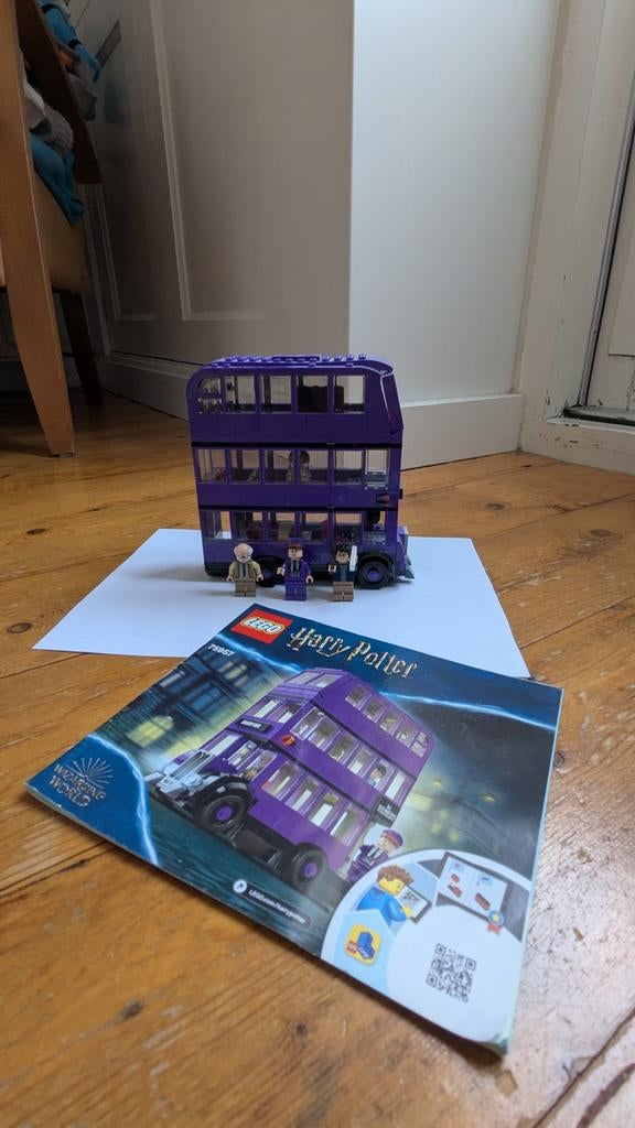 Lego Harry Potter De Collectebus - Compleet!, Ophalen, Zo goed als nieuw, Complete set, Lego