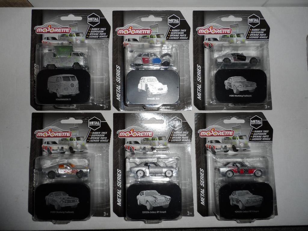 Majorette Metal Series (Zamac) - Complete Set - 1:64, Ophalen of Verzenden, Nieuw, Auto