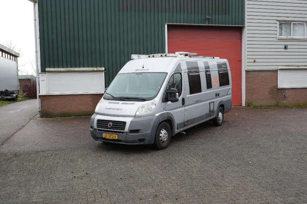 Globecar Campscout 640 Lengtebedden, Caravans en Kamperen, Campers, Buscamper of Camperbus, Ringverwarming, Fiat, Tot en met 2