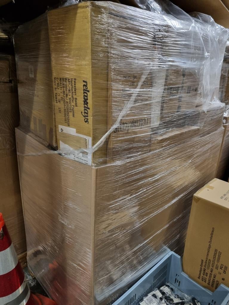 Retour pallets relaxdays, Ophalen