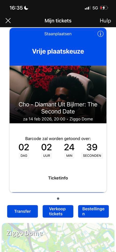 Cho kaartje staanplaats ziggo dome te koop, Tickets en Kaartjes, Concerten | Pop, Eén persoon