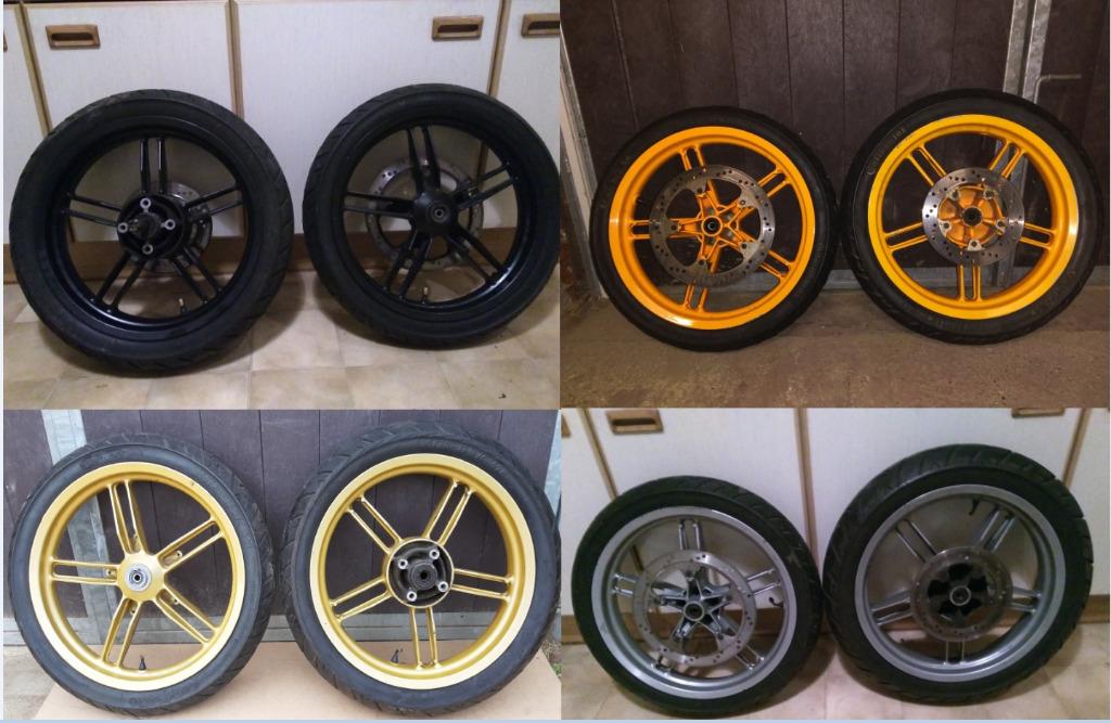 Yamaha TZR velgen set Velg wiel voorvelg achterwiel TZR50, Ophalen of Verzenden, Zo goed als nieuw, Frame, Yamaha