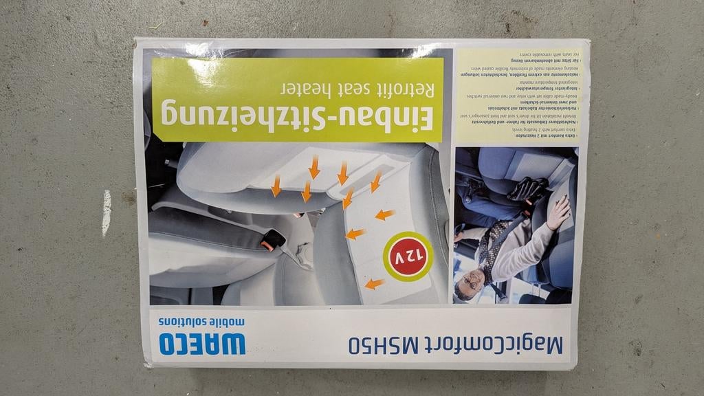 Professionele stoelverwarming evt voor Camper, Ophalen of Verzenden