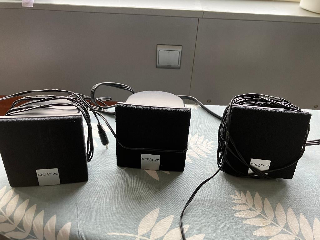 speaker crative, Ophalen, 60 tot 120 watt, Complete surroundset, Overige merken