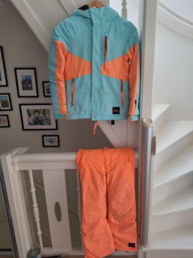 O'Neill Skipak Maat 140 - Fluor Oranje/Aqua, Ophalen, Jongen of Meisje