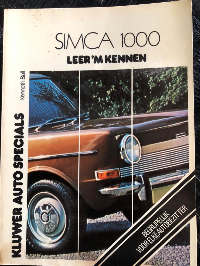Simca 1000 - Leer 'm kennen - Auto Special, Ophalen of Verzenden, Gelezen