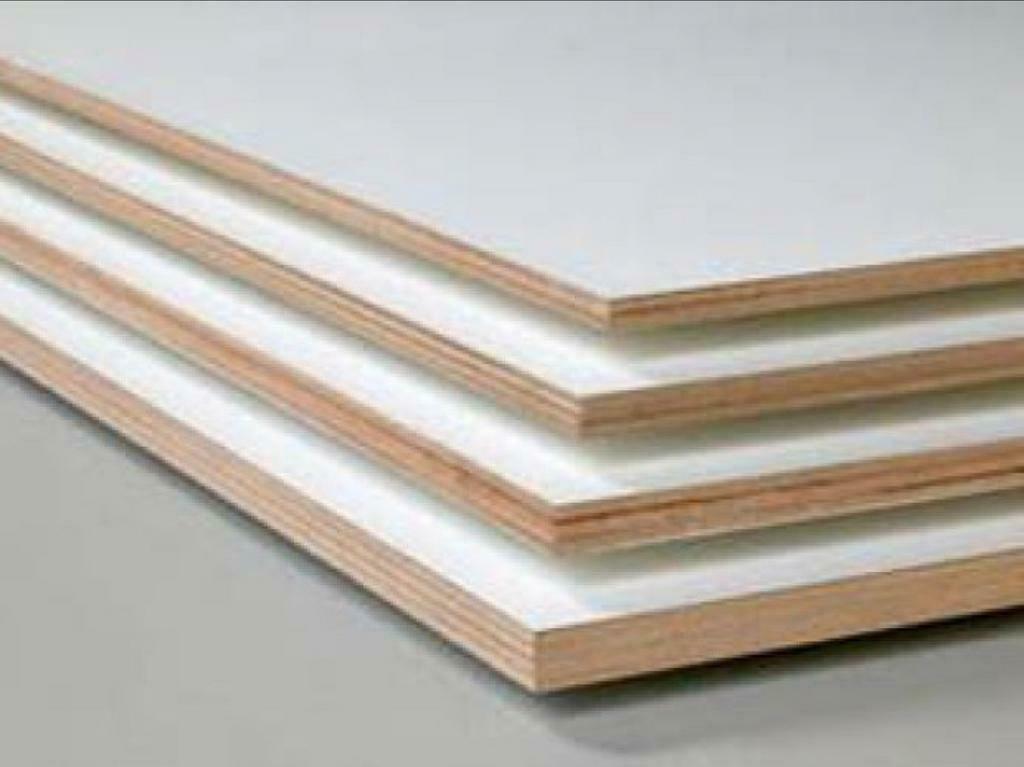 Okoume wit gegrond 310cm x 153cm -12/15/18mm, Doe-het-zelf en Verbouw, Platen en Panelen, Ophalen of Verzenden, Nieuw, Multiplex