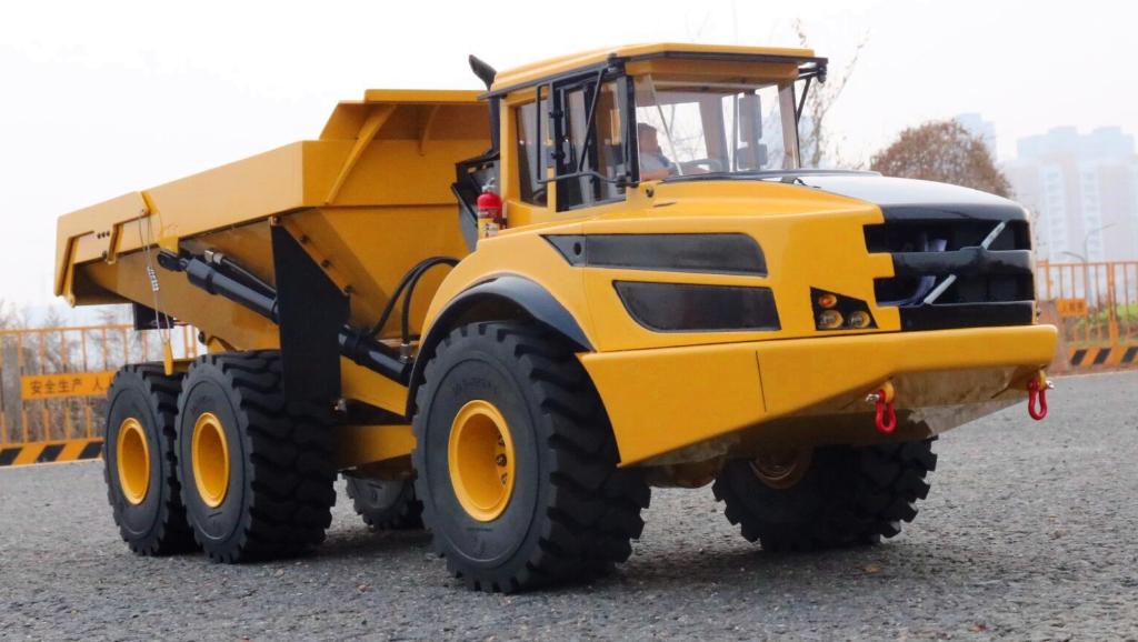 RC 1/14 RTR Volvo Dumptruck Truck Tamiya Lesu Wedico MT, Ophalen of Verzenden, Nieuw