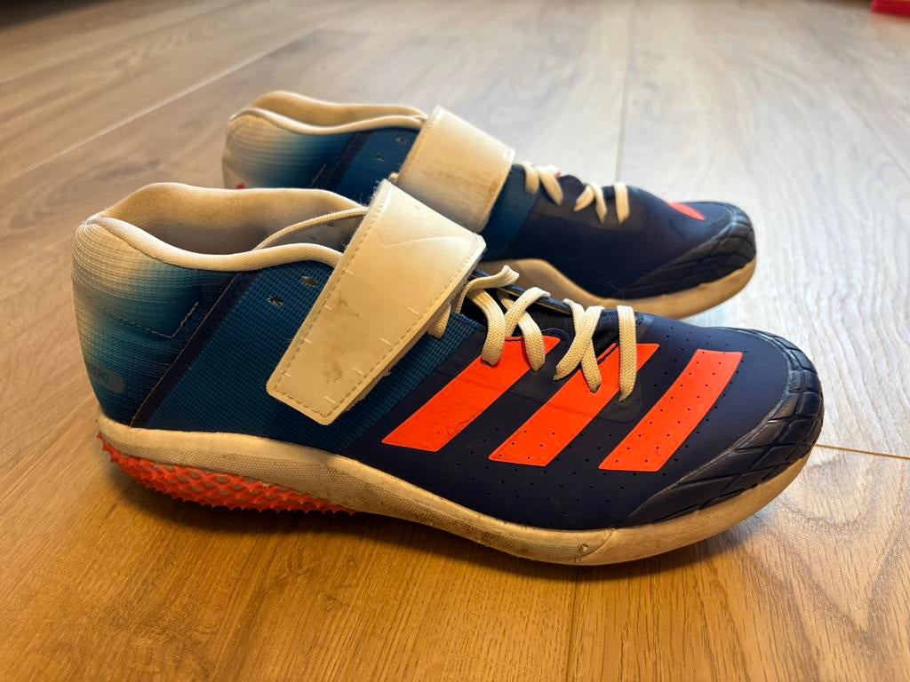 Speerwerp spike van Adidas maat 44 2/3, Ophalen of Verzenden, Gebruikt, Spikes, Adidas