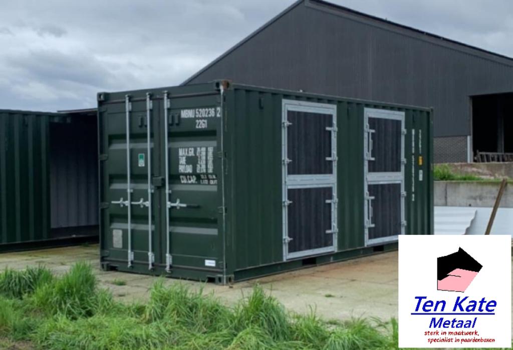Stalcontainer op maat - top kwaliteit scherpe prijzen!, Dieren en Toebehoren, Weidegang, 4 paarden of pony's of meer