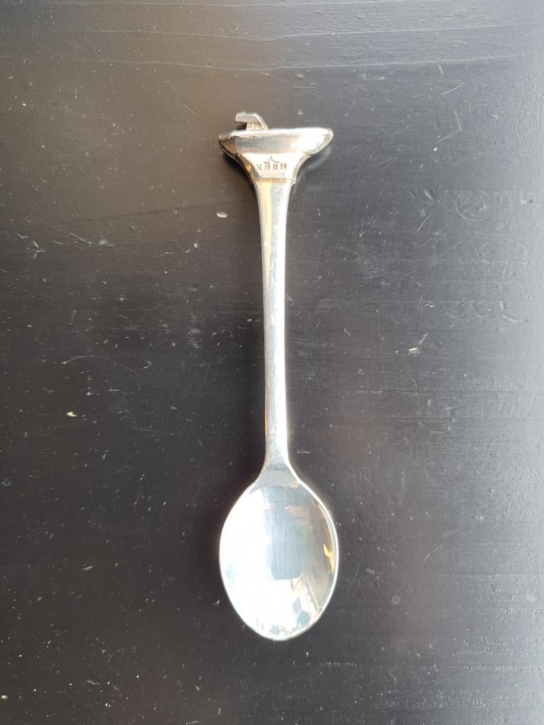 Lepeltje KNRM verzilverd, Verzamelen, Ophalen of Verzenden