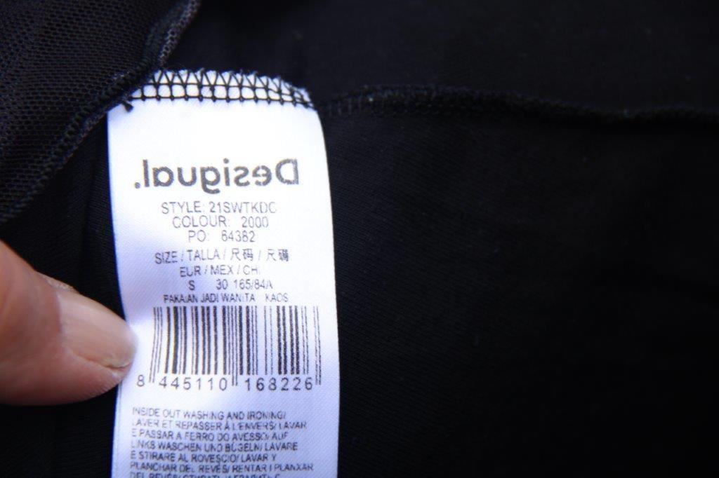 Tuniek zwart/ kleur Desigual mt S Vaste prijs, Zwart, Ophalen of Verzenden, Zo goed als nieuw, Desigual