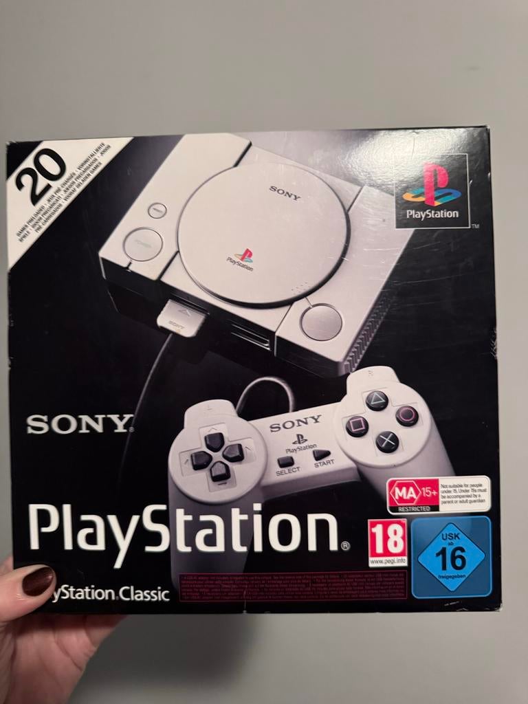 PlayStation Classic - 20 Voorgeïnstalleerde Games, Spelcomputers en Games, Spelcomputers | Sony PlayStation 1, Ophalen, Zo goed als nieuw