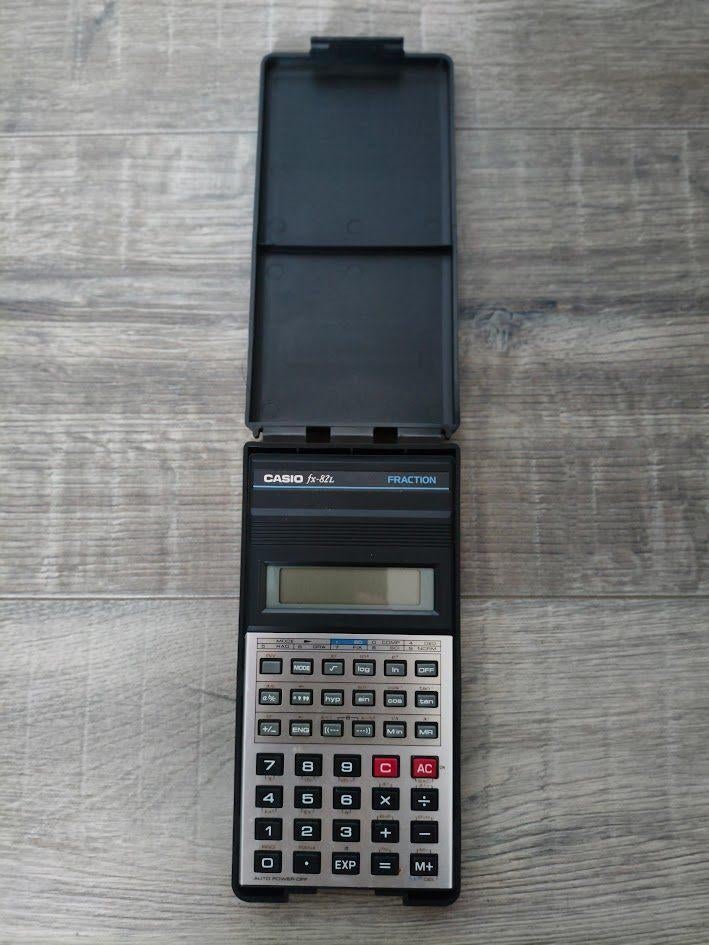Vintage Casio rekenmachine type FX-82L, Ophalen of Verzenden, Gebruikt