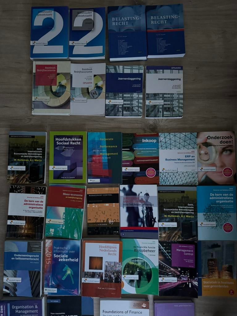 Studieboeken HBO Bedrijfseconomie / Finance & Control, Boeken, Ophalen of Verzenden, Zo goed als nieuw, Accountancy en Administratie