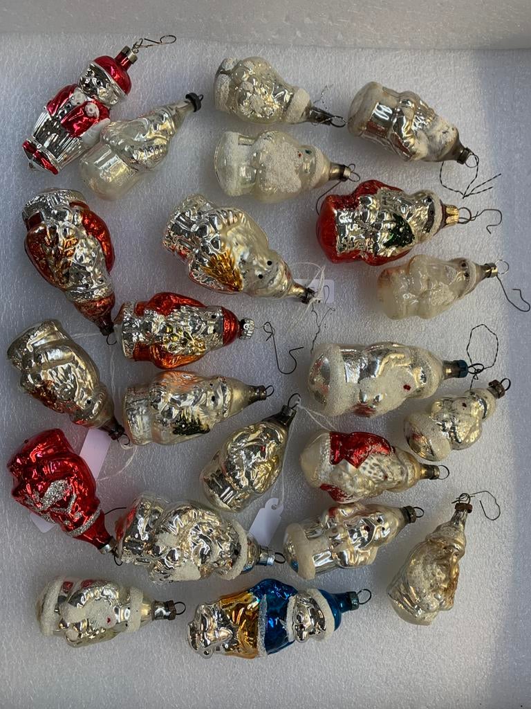 Kerstbal luxe partij antieke kerstman kerstballen soorten en, Diversen, Kerst, Ophalen of Verzenden, Zo goed als nieuw
