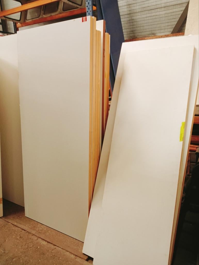 Binnendeur vlak, Ophalen, 80 tot 100 cm, 215 cm of meer, Binnendeur