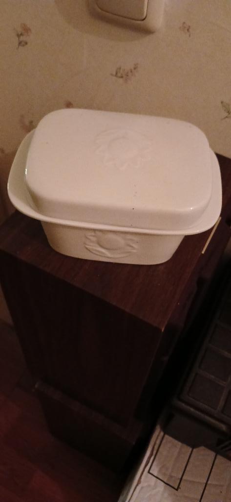 vintage Seltmann Weiden Bavaria botervloot € 15,00, Ophalen, Zo goed als nieuw, Porselein, Overige typen