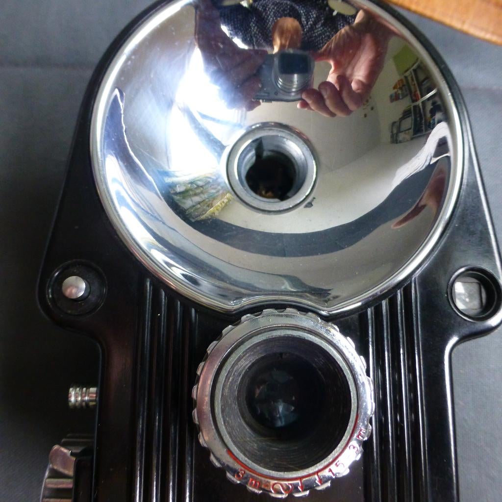 *Philips Bakelieten camera in perfecte staat, Ophalen of Verzenden, Gebruikt, Compact, Overige Merken