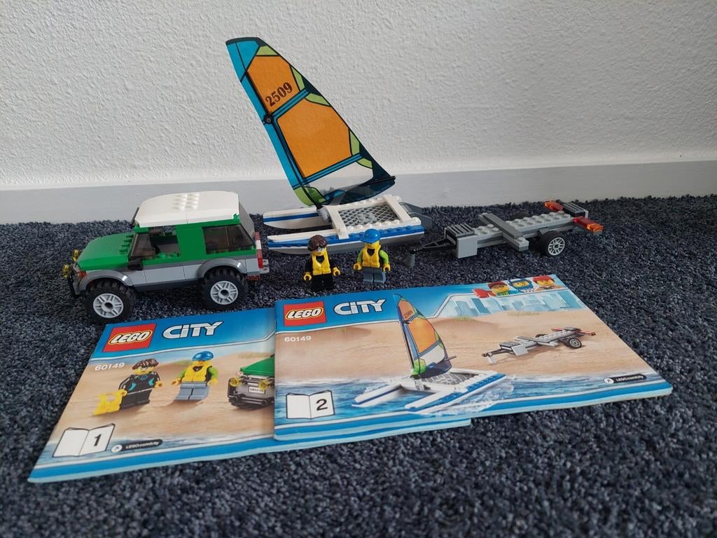 Lego City 4x4 met Catamaran 60149

Compleet incl boekjes, Ophalen of Verzenden, Zo goed als nieuw