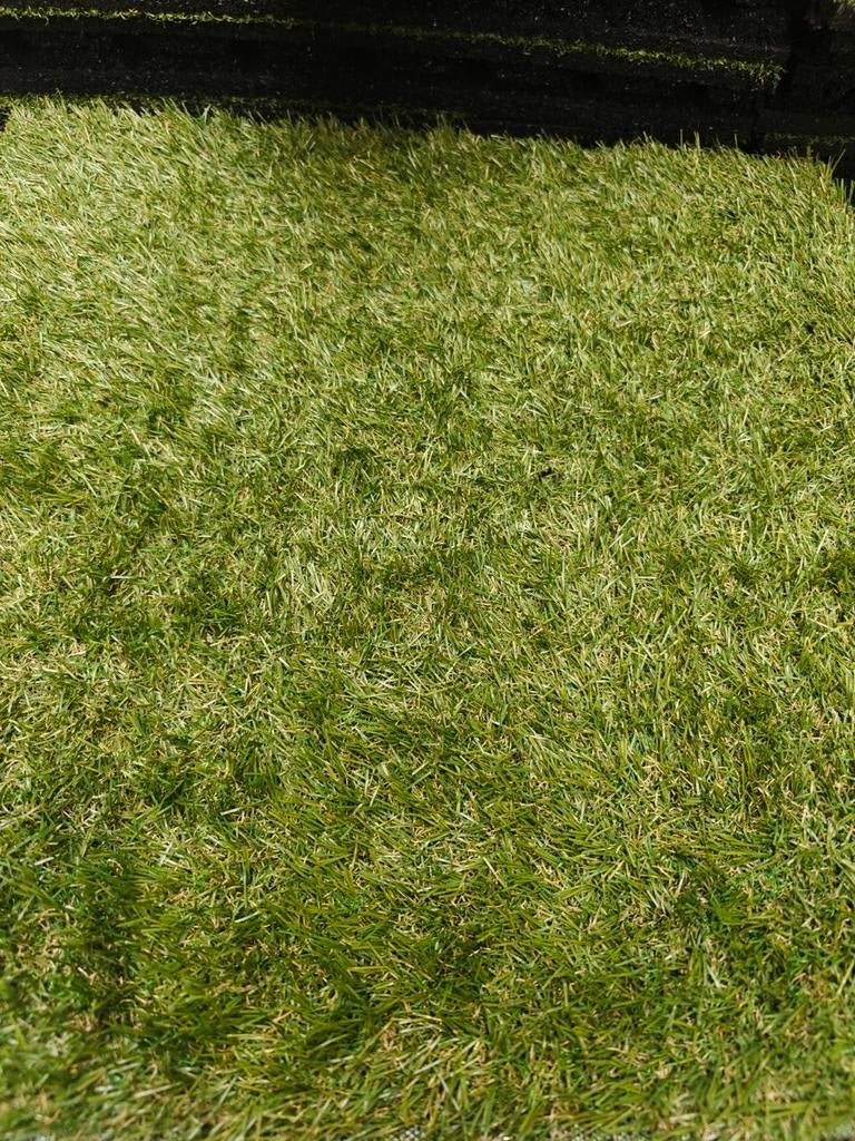 Kunstgras tegels – B-keus kwaliteit - 50x50x2.5, Tuin en Terras, Gras en Kunstgras, Ophalen, Kunstgras, Stuntgras, 2404ce