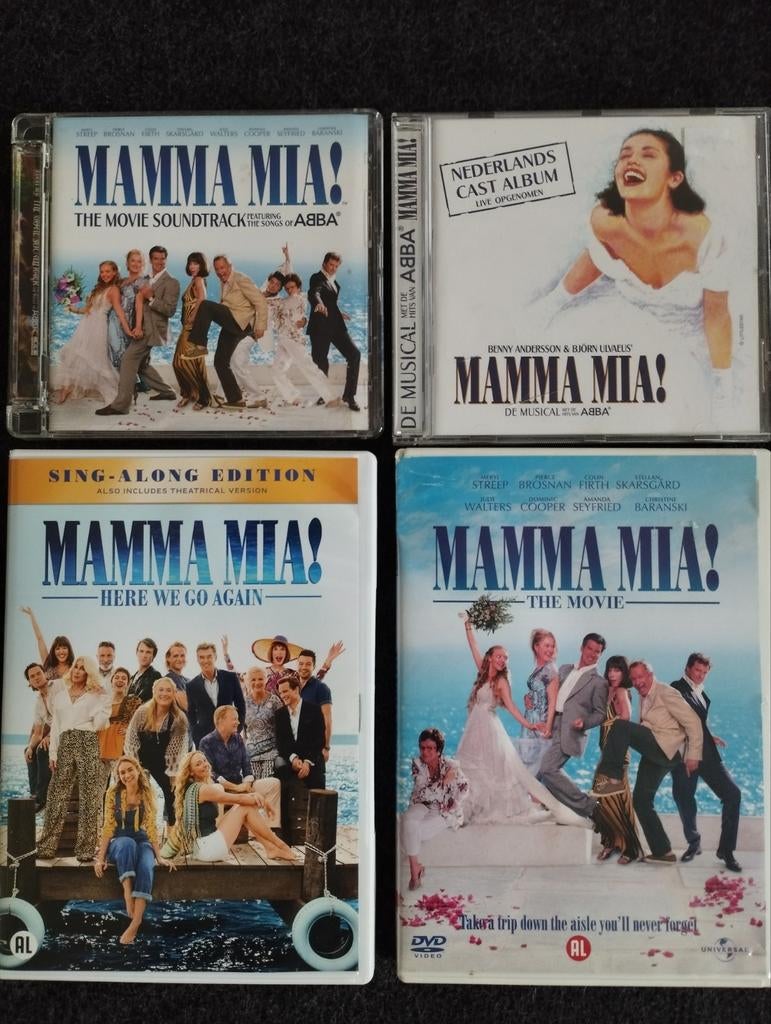 Mamma Mia pakketje ((Abba), Drama, Ophalen of Verzenden, Zo goed als nieuw, Alle leeftijden
