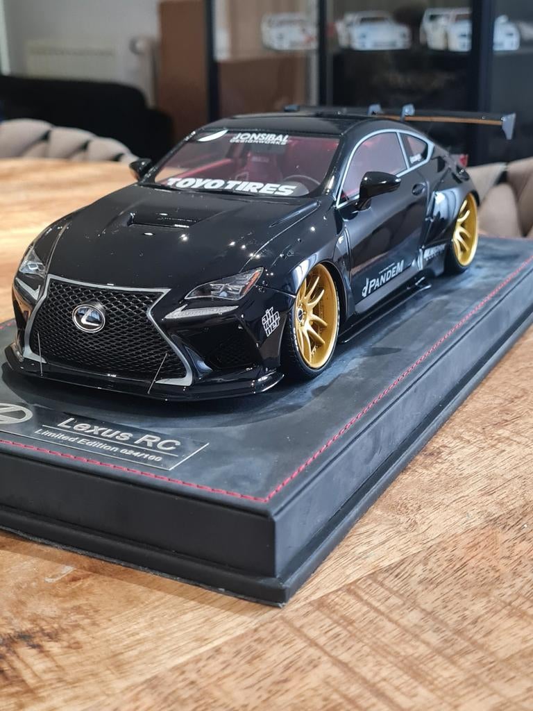 Lexus RC/F  Pandem 1:18, Hobby en Vrije tijd, Modelauto's | 1:18, Verzenden, Nieuw, Overige merken