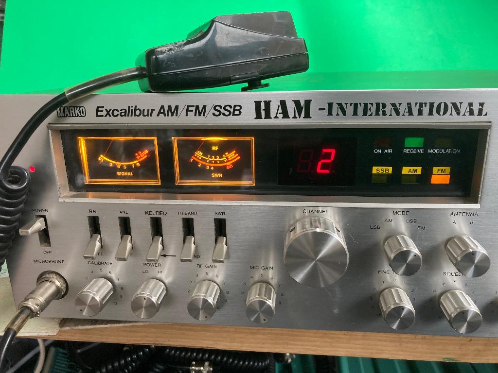 ham international excalibar 27 mc basis, Ophalen of Verzenden, Zo goed als nieuw, Zender en Ontvanger