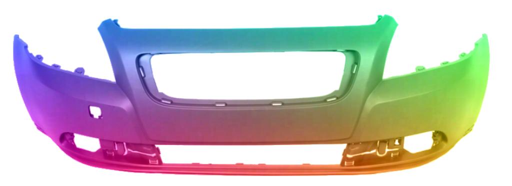 Voorbumper Voor Volvo S40/V50 (MS/MW) 2007-2012 gespoten in, Auto-onderdelen, Carrosserie en Plaatwerk, Nieuw, Volvo, Bumper, Verzenden