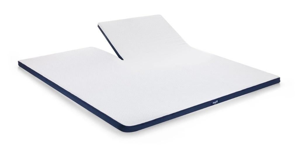 Matt split topper 200x220, Huis en Inrichting, Slaapkamer | Matrassen en Bedbodems, Tweepersoons, Ophalen of Verzenden, Zo goed als nieuw