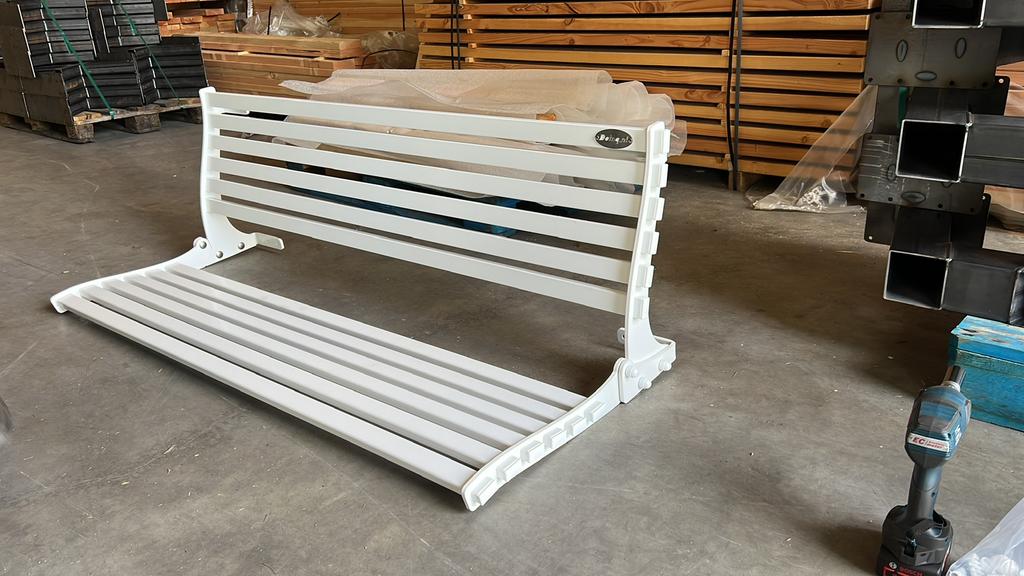 Muurbankje opklapbaar staal, duurzaam en gratis bezorgd, Tuin en Terras, Ophalen of Verzenden, Nieuw, Metaal