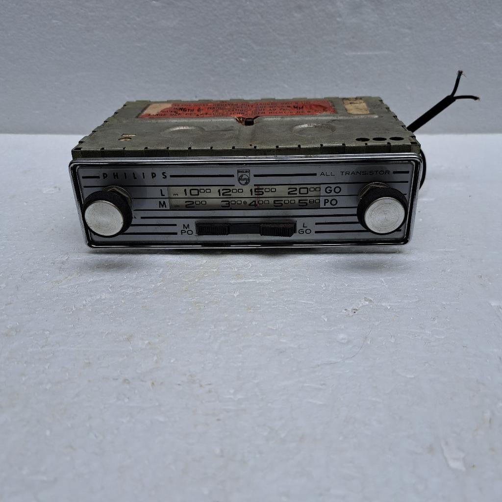 oude Philips autoradio n3x44t  12 volt, Ophalen of Verzenden, Gebruikt