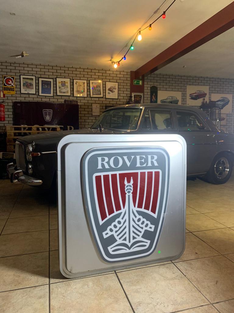Rover Emaille Reclamebord staal kunstof, Ophalen