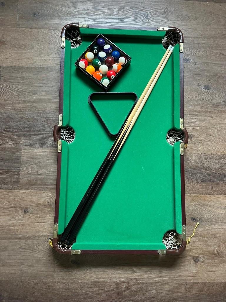 Kleine pooltafel, Ophalen, Gebruikt, Pooltafel