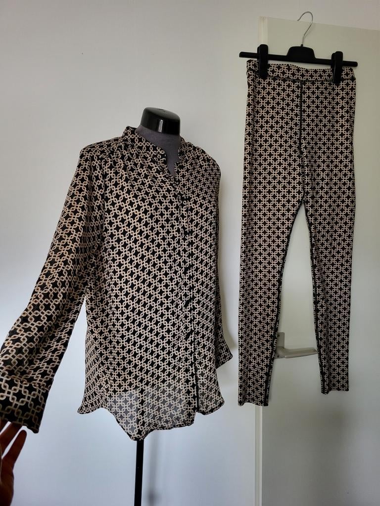Richard Allan x H&M Co-ord Set - Blouse (36) & Legging (M), Kleding | Dames, Ophalen of Verzenden, Zo goed als nieuw, Maat 36 (S)