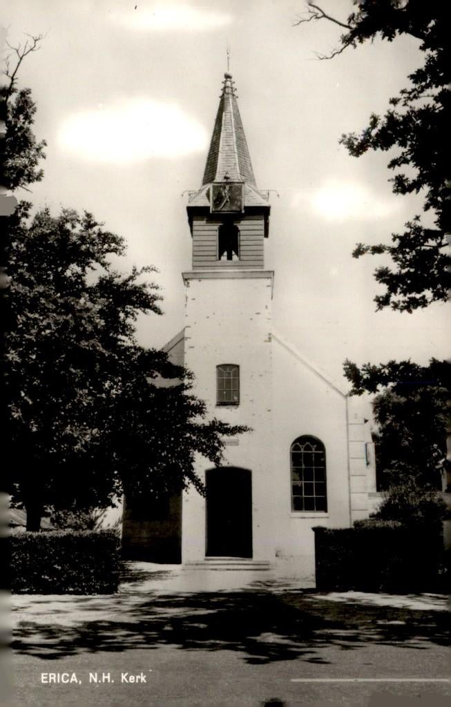Erica NH Kerk # 36, Verzamelen, Ansichtkaarten | Nederland, Ophalen of Verzenden, 1960 tot 1980, Ongelopen, Drenthe