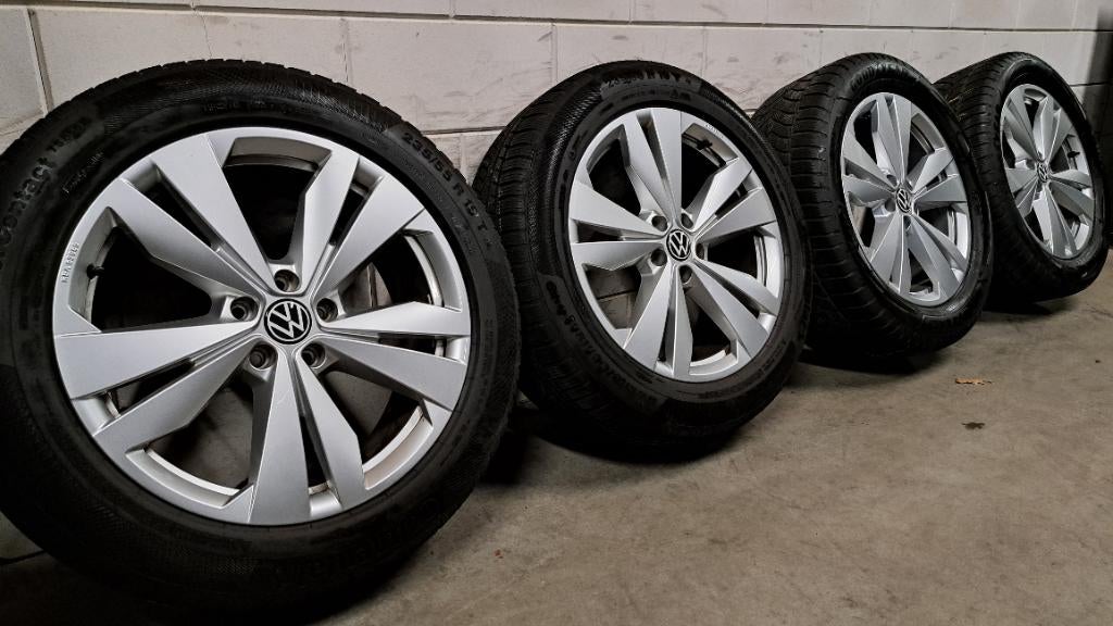 Lichtmetalen velgen ID4 ID5 ID7 Enyaq Q4 235/55/19 255/50/19, Auto-onderdelen, Banden en Velgen, 19 inch, Gebruikt, Banden en Velgen