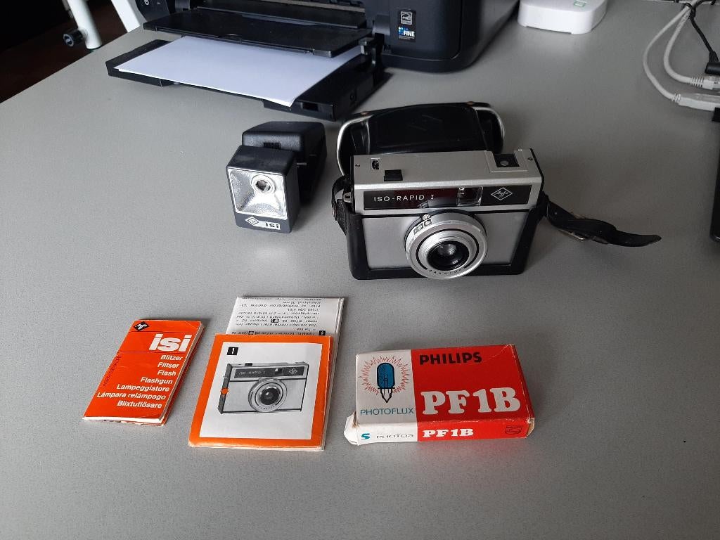 Agfa rapid camera compleet met beschrijving, Ophalen of Verzenden, 1960 tot 1980, Fototoestel