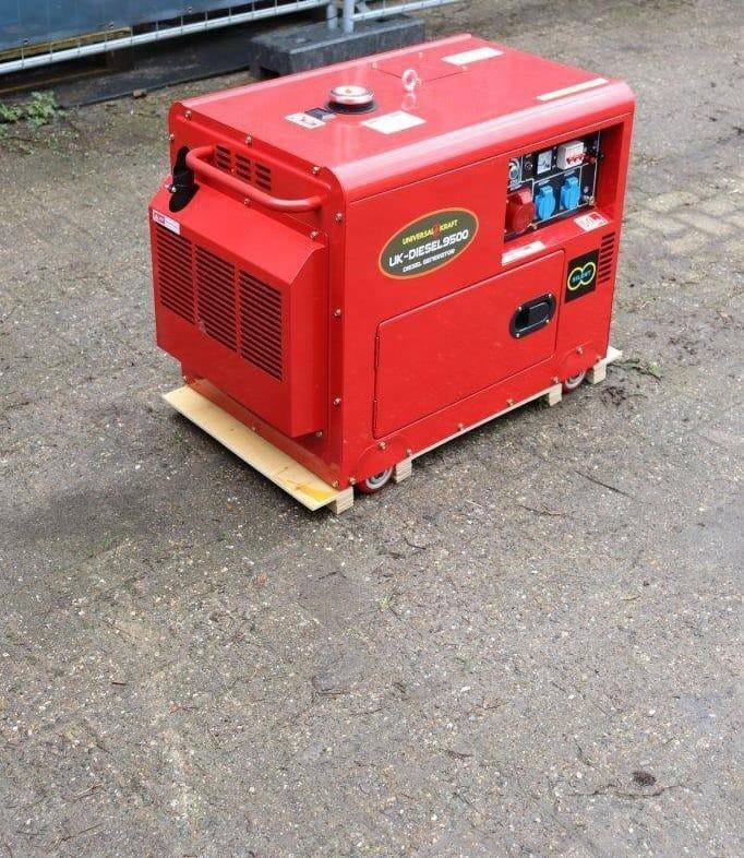 Aggregaat/generator Diesel 9500w 11,9kva nieuw gratis bezorg, Doe-het-zelf en Verbouw, Aggregaten, Dieselolie, Geluidgedempt, Nieuw