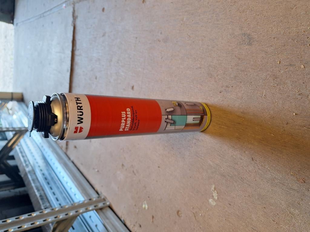 Wurth purschuim., Doe-het-zelf en Verbouw, Isolatie en Afdichting, Minder dan 4 cm, Overige materialen, Nieuw, Ophalen of Verzenden