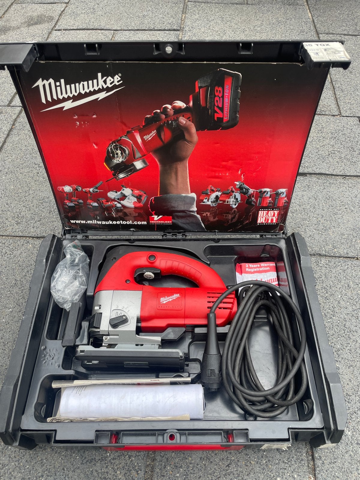 Milwaukee decoupeerzaag, Doe-het-zelf en Verbouw, Gereedschap | Zaagmachines, Ophalen, Gebruikt, 600 tot 1200 watt, Decoupeerzaag